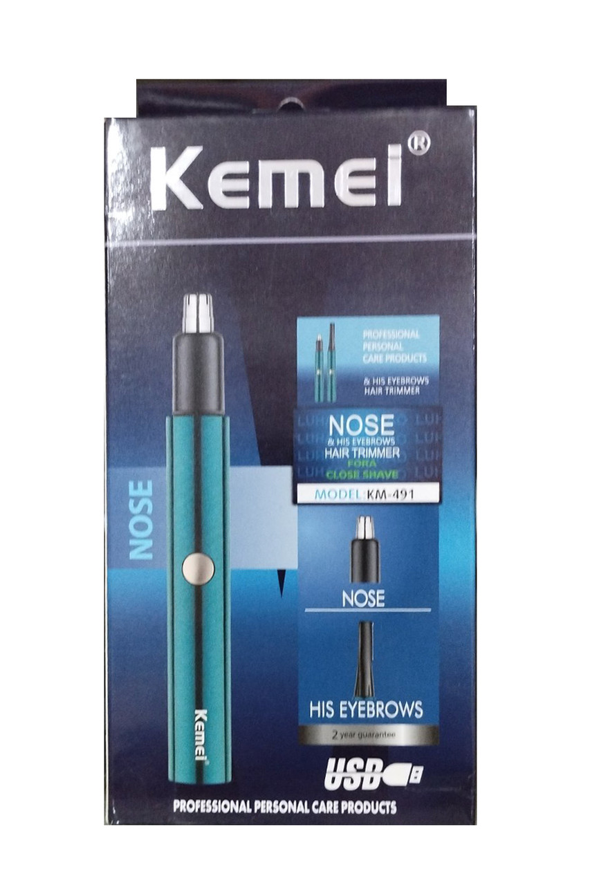Тример для носа та вух Kemei KM-491