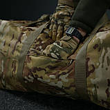 Сумка мультикам (82х37х33 см) KIBORG MILITARY BAG Військова Сумка для ЗСУ | Оксфорд 900D PU, фото 9
