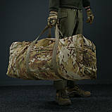 Сумка мультикам (82х37х33 см) KIBORG MILITARY BAG Військова Сумка для ЗСУ | Оксфорд 900D PU, фото 7