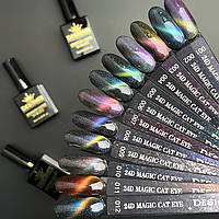 Палітра для демонстрації гель-лаків 24D Magic Cat Eye Дизайнер з ефектом "Котяче око"