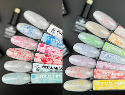 Палітра для демонстрації молочних баз Potal milk base Дизайнер з пластівцями юки