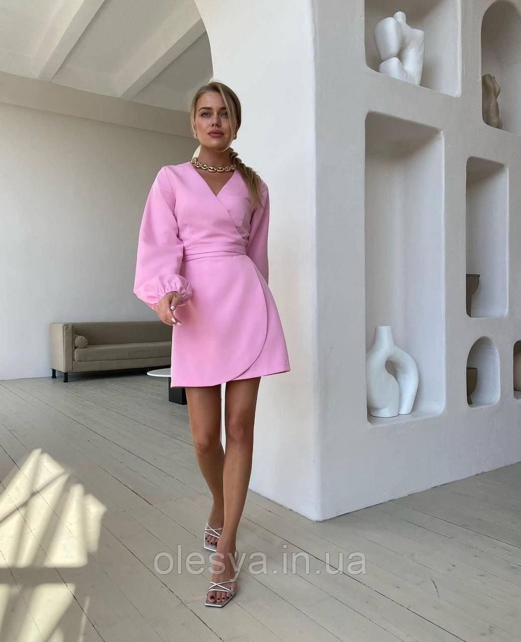 Жіноче плаття, ошатна сукня на запах Розмір 42- 46, фото 1