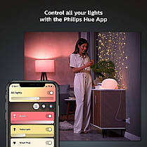 Philips Hue Smart Plug для автоматизації розумного дому. Працює з Alexa, Google Assistant і Apple Homekit білий, фото 5