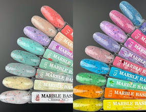 Палітра для демонстрації кольорових баз Marble base Дизайнер з різнокольоровими пластівцями Юкі