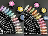 Палітра для демонстрації гелей-платинум Platinum Gel Дизайнер із шиммером