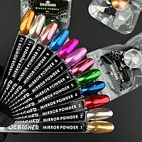 Палітра для демонстрації дзеркальних втирок Mirror powder Дизайнер