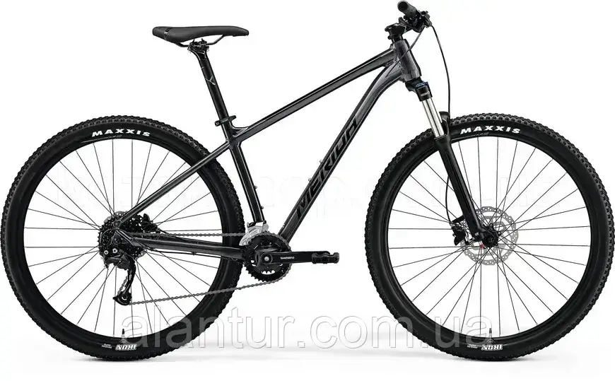 Велосипед MERIDA BIG.NINE 100-2X, L(18.5), DARK SILVER(BLACK)
