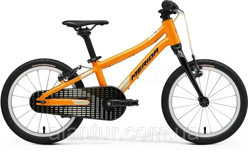 Велосипед MERIDA MATTS J.16, UNI ORANGE(CHAMPANGE/BLACK)