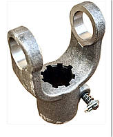 Вилка 30х88 карданного валу 8 шліц на ВОМ; Запчастини до кардана шліц