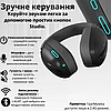 Ігрові бездротові навушники накладні bluetooth з мікрофоном різними підключеннями аукс USB Type-C з хорошим звуком Fantech, фото 6