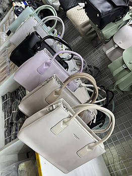 Сумочка жіноча ділова 33*25 см на блискавці зі штучної шкіри в різних кольорах Zhenya