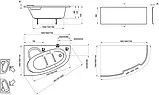 Панель для ванни Ravak Asymmetric II 160 права, акрил, біла, фото 4
