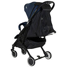 Дитяча прогулянкова коляска (рама алюмінієва, футкавер, телескопічна ручка) JOY Vittoria 83270 Джинс, фото 5