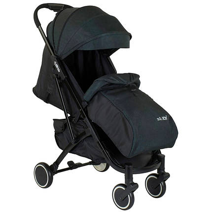 Дитяча прогулянкова коляска (рама алюмінієва, телескопічна ручка) JOY Vittoria 30883 Темно-зелений льон, фото 1