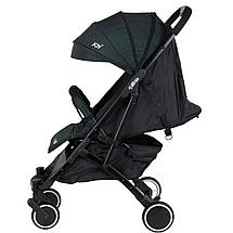 Дитяча прогулянкова коляска (рама алюмінієва, телескопічна ручка) JOY Vittoria 30883 Темно-зелений льон, фото 3