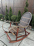 Качалка з лози +ротанг Заплетена, фото 8