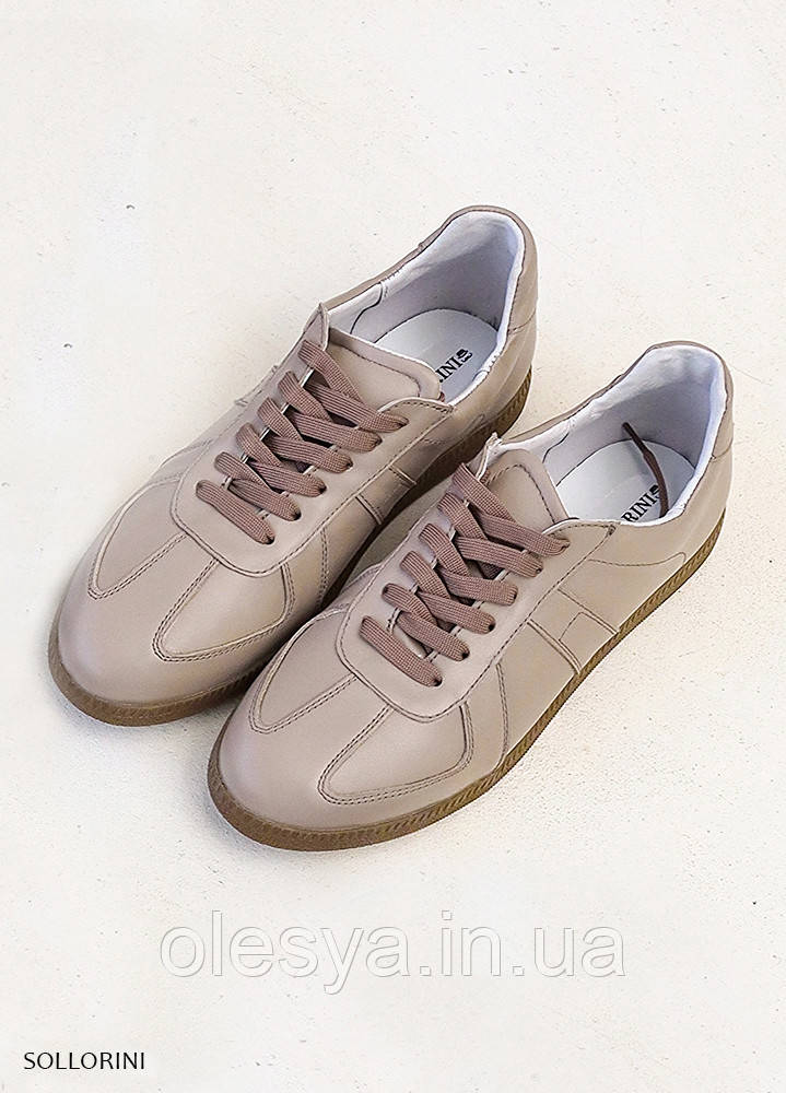 Кросівки Gazelles мокко шкіра