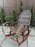 Качалка з лози +ротанг Заплетена, фото 2