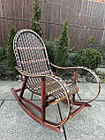 Качалка з лози +ротанг Заплетена, фото 5