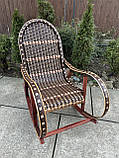 Качалка з лози +ротанг Заплетена, фото 3