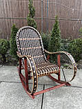 Качалка з лози +ротанг Заплетена, фото 4