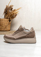 Кросівки LOLA-2 мокко шкіра+замша