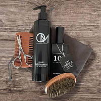 Набор по уходу за бородой "шампунь для бороды QM+парфюм Hugo Boss Bottled Tonic"