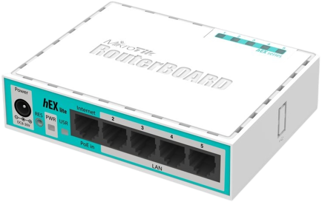 Маршрутизатор MikroTik RouterBOARD RB750r2 hEX lite (RB75082), фото 1