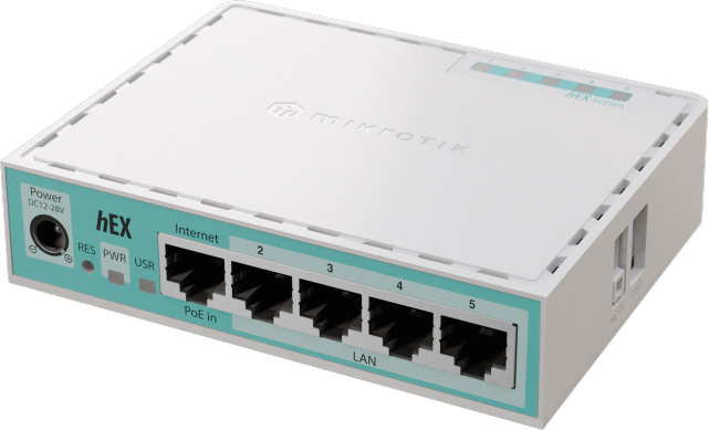 Маршрутизатор MikroTik hEX 2024 (E50UG), фото 1
