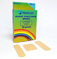 Набір пластирів Medicom 12шт/упаковка МІКС