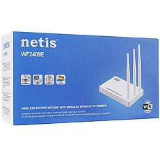 Маршрутизатор Netis WF2409E бездротовий Wi-Fi роутер швидкість до 300 Мбіт/с, 4порти LAN і 1порт WAN Білий, фото 5