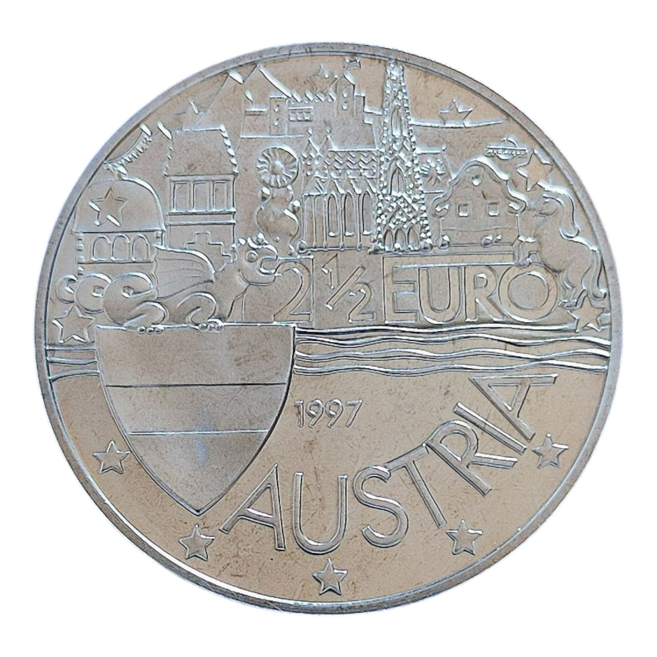 Австрія 2½ євро, 1997 Густав Клімт, фото 1