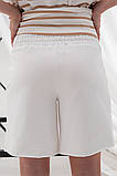 Шорти для вагітних RUTH молочні, фото 7