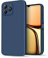 Силіконовий чохол HardCorner Realme C61 (з мікрофіброю) Blue