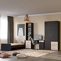 Спальня Дитяча Еверест Бриз Комплект 9 венге + дуб молочний. Доставка кур'єром Міст Експрес на Вашу адресу