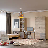 Спальня Дитяча Еверест Бриз Комплект 9 сонома + трюфель. Доставка кур'єром Міст Експрес на Вашу адресу