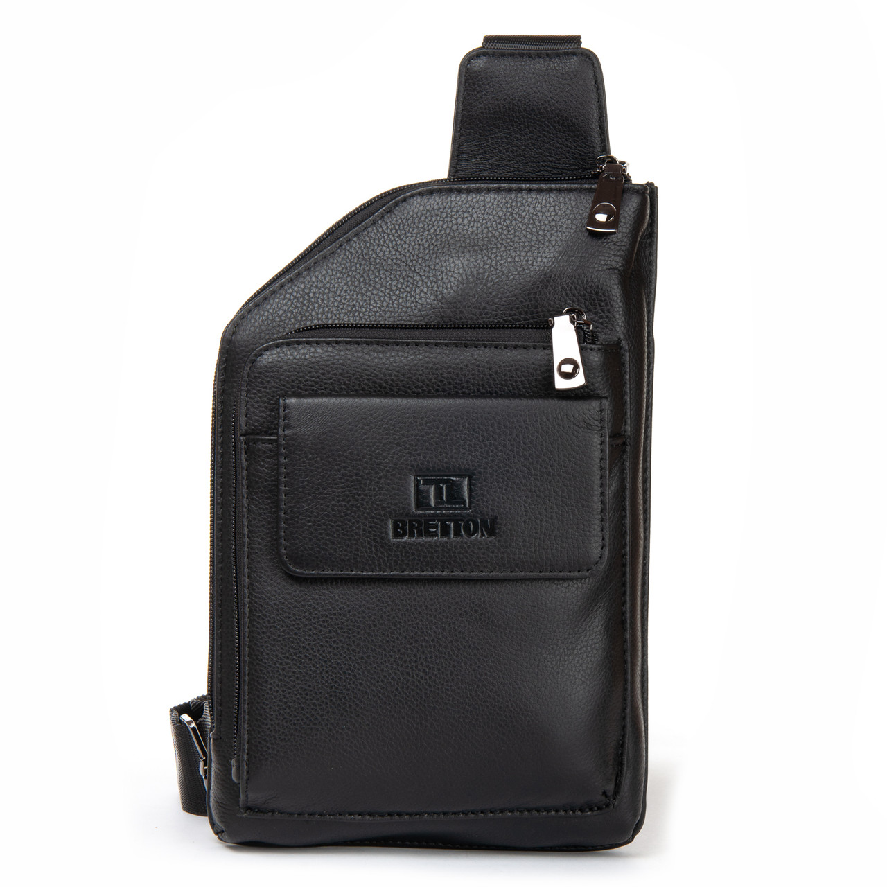 Сумка Мужская На Плечо кожа BRETTON 5601-5 black.Чоловічі сумки-планшети оптом і в роздріб в УкраЇні.