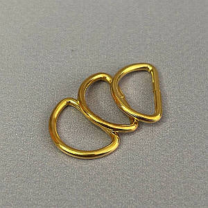 Напівкильце 2 см - золото жовте