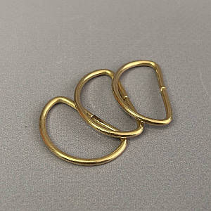 Напівкильце 2,5 см - золото світле