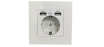 Розетка з USB Delviz