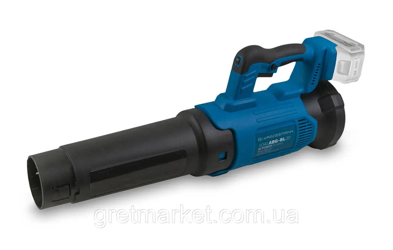 Акумуляторна повітродувка KRAISSMANN 1041 ABG-BL 20MP (БЕЗ АКУМУЛЯТОРА ТА ЗП)
