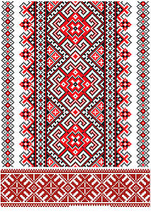 Вафельна картинка Вишивка 6