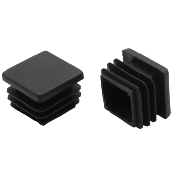 Заглушка квадратна внутрішня сіра 80х80 мм