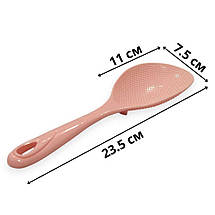 Ложка для мультиварки та рису RICE SPOON #954 23.5 см в асортименті кольорів, фото 6