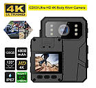 Поліцейська боді камера з великим екраном CD03 4K Body Camera 2024, фото 2