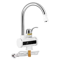 Змішувач для миттєвого підігріву проточної води водонагрівач ZEGOR (TROYA) EC-720 білий, фото 1