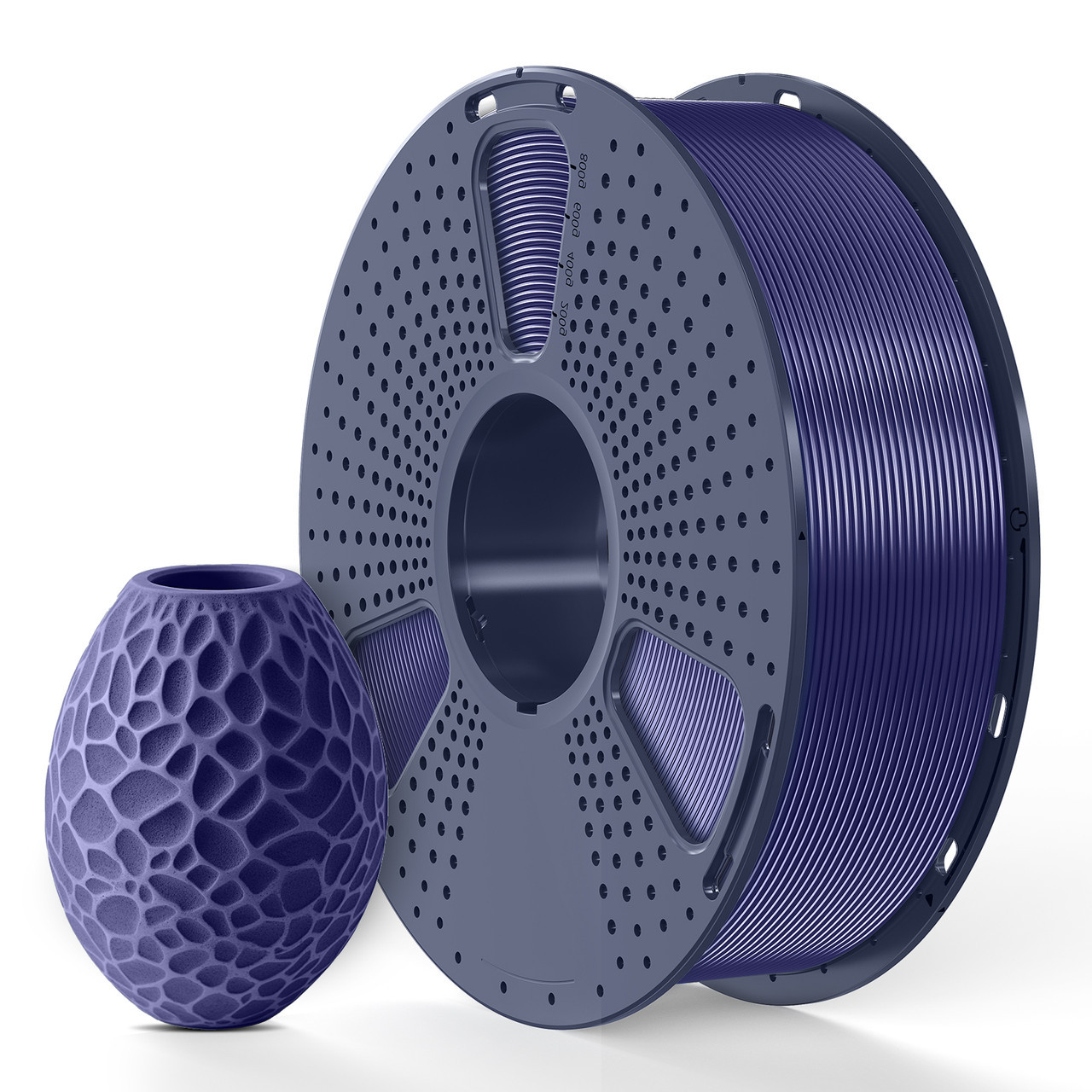 Пластик/філамент для 3D-друку SUNLU PETG Navy Blue (08441220E), Reusable Spool, 1.75mm, 1kg, 230-260°C / Темно-синій