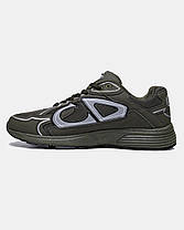 Чоловічі Кросівки Dior B30 Olive / Діор Б30 Оливкові, фото 4