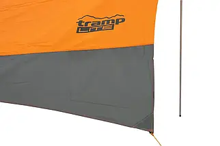 Тент зі стійками Tramp Lite Tent UTLT-011 Orange | Універсальний водонепроникний захисний навіс від сонця та дощу для кемпінгу, фото 4