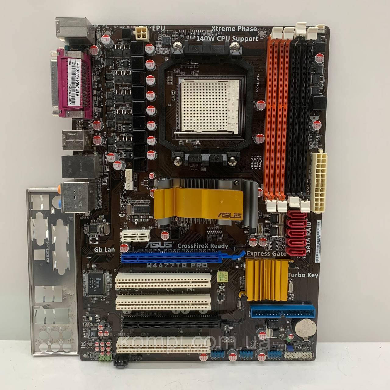 Материнська плата sAM3 ASUS M4A77TD PRO (Socket AM3,DDR3,б/у)